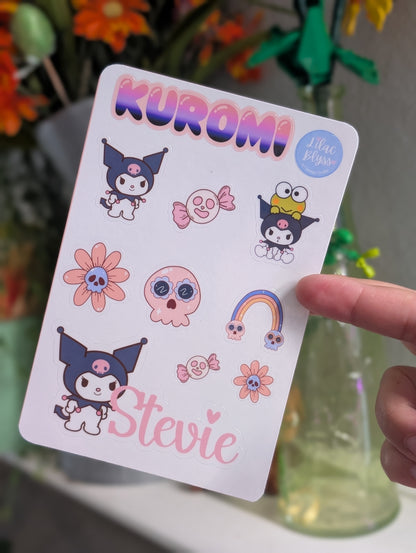 Kuromi Sticker Sheet