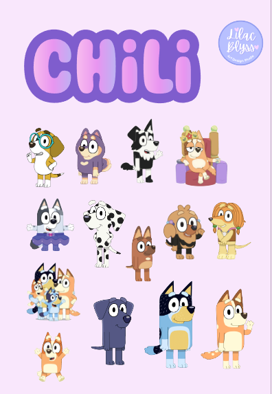 Chili Mum Sticker Sheet