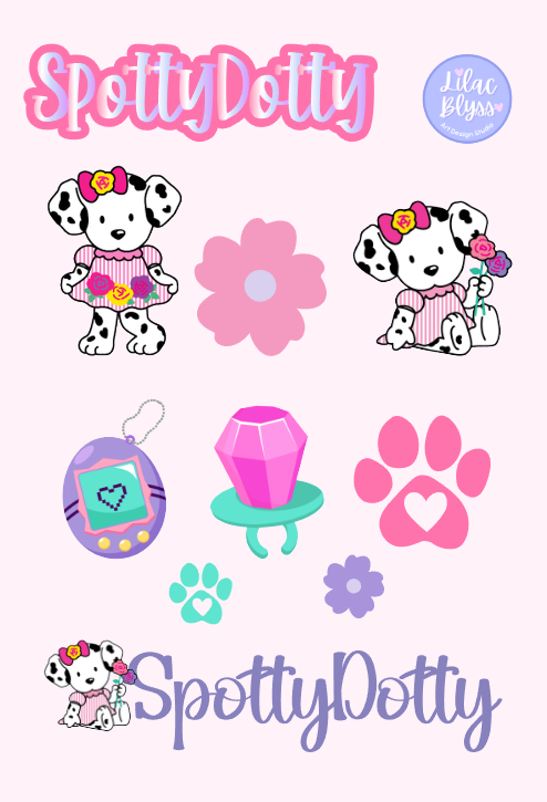 Spotty Dotty Sticker Sheet